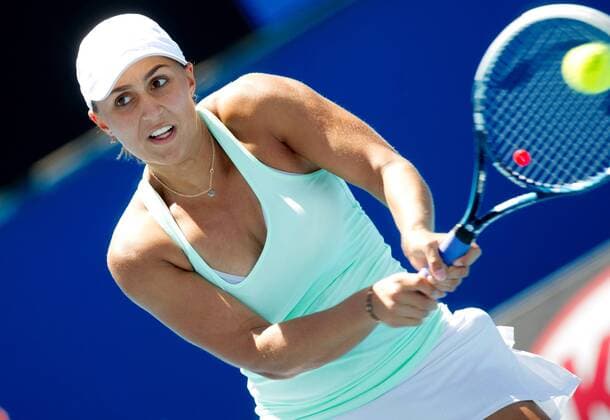 TENNIS - WTA, Australian Open 2012 MELBOURNE,AUSTRALIEN,16.JAN.13 - TENNIS - WTA Tennis Damen Tour, Grand Slam, Australian Open. Bild zeigt Tamira Paszek (AUT). 