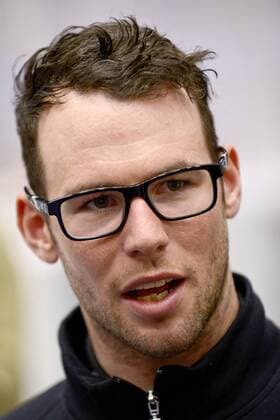 BELGIUM, GENT, JAN 15th 2013 - Team presentation of Belgian cycling team Omega Pharma - Quick Step - Mark Cavendish 