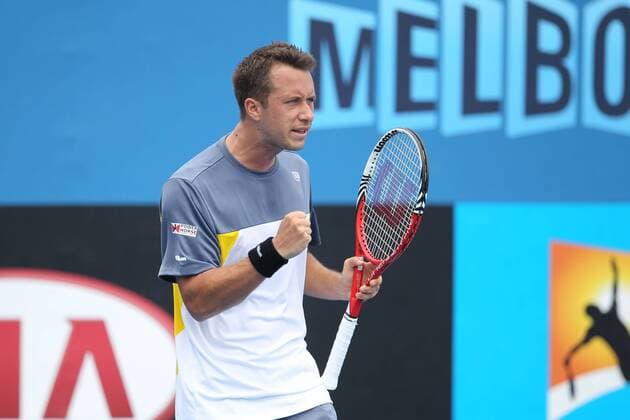 Philipp Kohlschreiber, GER, during second round of the 2013 Tennis Australian Open in Melbourne, 17 01 2013 -