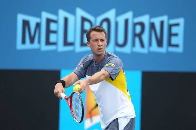 Philipp Kohlschreiber, GER, during second round of the 2013 Tennis Australian Open in Melbourne, 17 01 2013 -