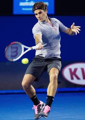 TENNIS - ATP, Australian Open 2012 MELBOURNE,AUSTRALIEN,17.JAN.13 - TENNIS - ATP Tennis Herren World Tour, Grand Slam, Australian Open. Bild zeigt Roger Federer (SUI). 