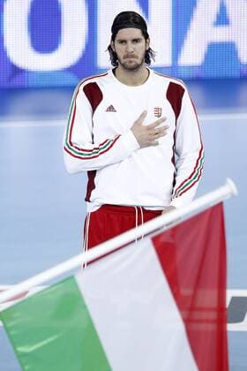 Hungary s Laszlo Nagy during 23rd Men s Handball World Championship preliminary round match Hungary v Spain.January 17,2013.  (201301175196)