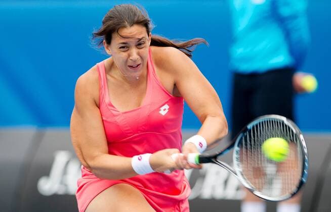 TENNIS - WTA, Australian Open 2012 MELBOURNE,AUSTRALIEN,18.JAN.13 - TENNIS - WTA Tennis Damen Tour, Grand Slam, Australian Open. Bild zeigt Marion Bartoli (FRA). 