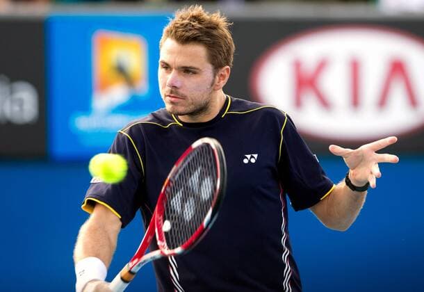 TENNIS - ATP, Australian Open 2012 MELBOURNE,AUSTRALIEN,18.JAN.13 - TENNIS - ATP Tennis Herren World Tour, Grand Slam, Australian Open. Bild zeigt Stanislas Wawrinka (SUI). 