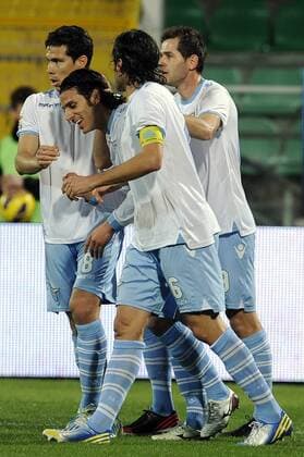 Sergio Floccari Lazio Goal celebration 19 1 2013 Football Calcio 2012 2013 Serie A US Palermo - Lazio Rom - fnozxinside