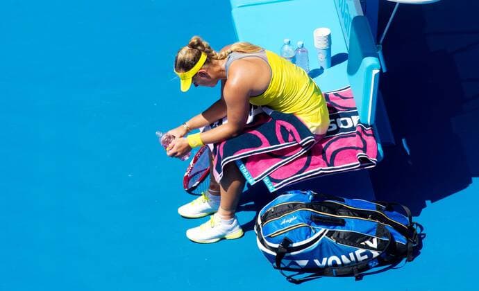 TENNIS - WTA, Australian Open 2013 MELBOURNE,AUSTRALIEN,20.JAN.13 - TENNIS - WTA Tennis Damen Tour, Grand Slam, Australian Open. Bild zeigt Angelique Kerber (GER). 