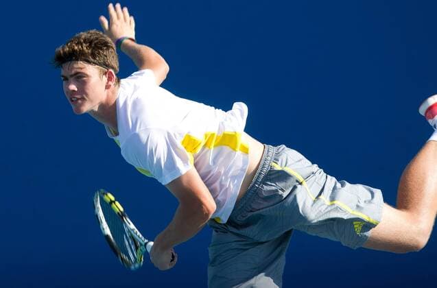 TENNIS - ATP, Australian Open 2012 MELBOURNE,AUSTRALIEN,20.JAN.13 - TENNIS - ATP Tennis Herren World Tour, Grand Slam, Australian Open, Junioren. Bild zeigt Maximilian Marterer (GER). 