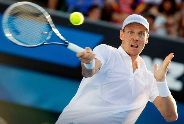 TENNIS - ATP, Australian Open 2013 MELBOURNE,AUSTRALIEN,20.JAN.13 - TENNIS - ATP Tennis Herren World Tour, Grand Slam, Australian Open. Bild zeigt Tomas Berdych (CZE). 