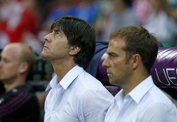 Fussball-Europameisterschaft ,Warschau,Poland 28.06.2012 Fußball-Herren-DFB-Nationalmannschaft Deutschland - Italien 1-2 Trainer Joachim LÖW (GER)