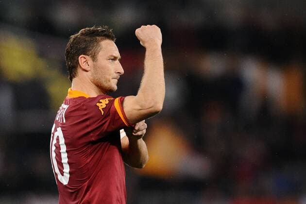 Francesco Totti - Roma, Serie A, AS Rom vs Inter Mailand AntoniettaxBaldassarre