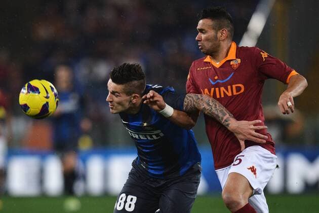 Leandro Castan Roma, Marko Livaja Inter - Rom, Serie A, AS Rom vs Inter Mailand - andreaxstaccioli