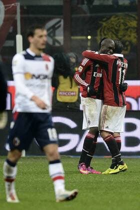 Milan 20 01 2013 - Serie A AC Milan - FC Bologna: Jubel Milan 