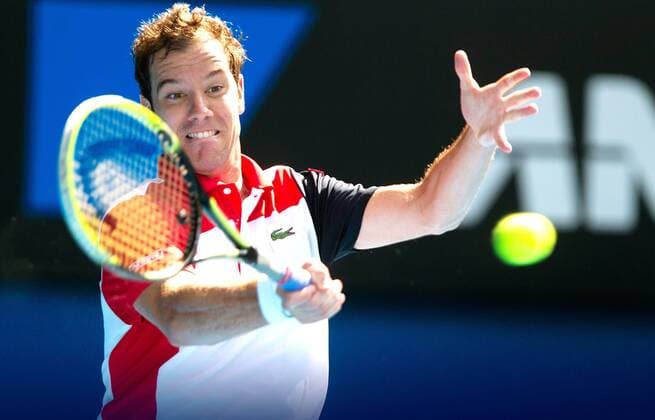TENNIS - WTA, Australian Open 2012 MELBOURNE,AUSTRALIEN,21.JAN.13 - TENNIS - ATP Tennis Herren Tour, Grand Slam, Australian Open. Bild zeigt Richard Gasquet (FRA). 