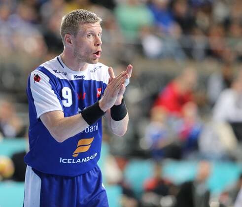 HANDBALL - IHF Men s WORLD CHAMPIONSHIP 2013 - 20.01.2013, ICELAND vs. FRANCE, GUDJON VALUR SIGURDSSON (ICE), -