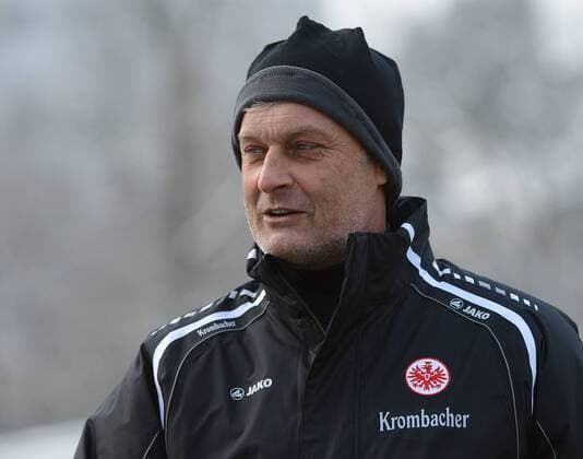 24.01.2013, xjhx, 1.Bundesliga, Eintracht Frankfurt Training, v.l. Trainer Armin Veh (Eintracht Frankfurt)