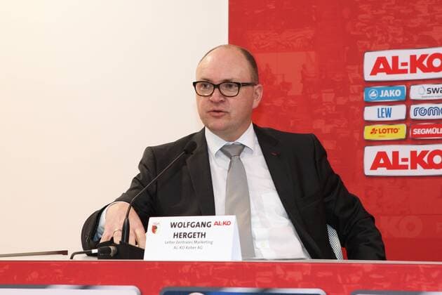 Vertragsverlängerung vom Hauptsponsor AL-KO bis 2015 Wolfgang Hergeht, Leiter Zentrales Marketing AL-KO