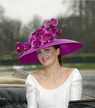 Victoria Pendleton MBE launching the Royal Ascot 2013 campaign The Colour and the Glory in London s Hyde Park wearing an Emilia Wicksted dress and Philip Treacy hat, London, Great Britain, January 24, 2013. Photo by i-Images. i-Images  AJP