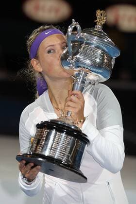 Victoria Azarenka, BLR, after the final of the 2013 Tennis Australian Open in Melbourne, 26 01 2013 -