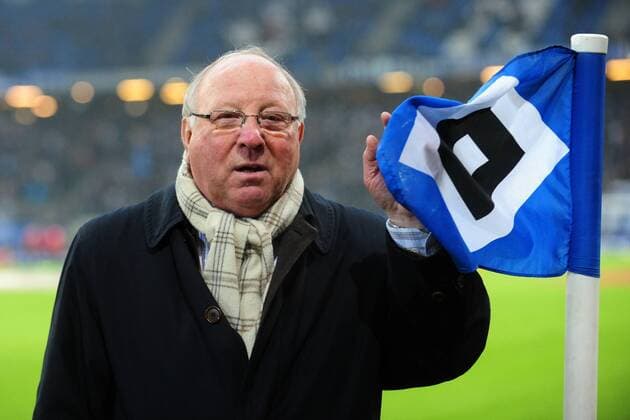 Uwe Seeler, 85. Geburtstag am 5. November Fussball 1. Bundesliga 19. Spieltag Hamburger SV - Werder Bremen am 27.01.2013 in der Imtech Arena in Hamburg Uwe Seeler