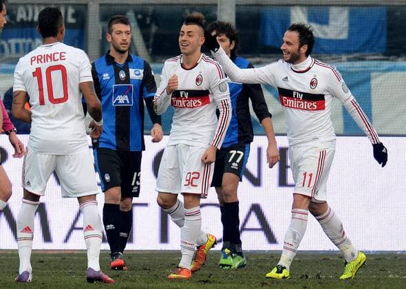 Football - soccer: Serie A, Atalanta Bergamo - AC Mailand, stephan el shaarawy - xHOCHxZWEIx xItalyxPhotoxPressx 