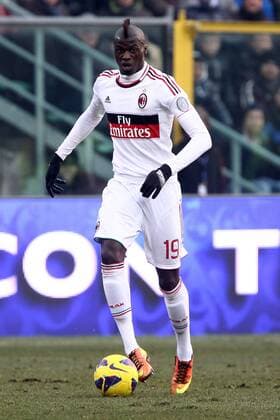 M Baye Niang Milan Bergamo 27 01 2013 Stadio Atleti Azzurri d Italia. Football Calcio Serie A 2012 13. Atalanta Bergamo - AC Mailand, Milan. PaoloxNucci