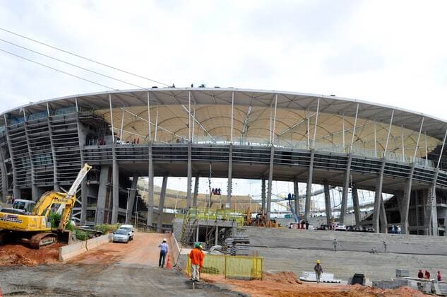 Arena Fonte Nova in Salvador da Bahia. Spielort der WM 2014 in Brasilien. Salvador BA, Brasil 29 01 2013. x(2113)xMauroxAkinxNassorx xFotoax  (14005)