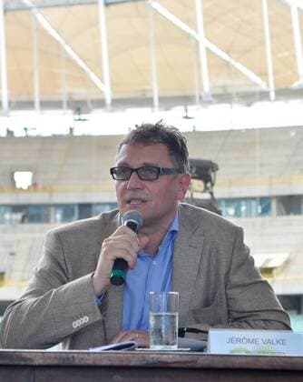 FIFA Generalsekretär Jerome Valcke Besichtigung der Arena Fonte Nova in Salvador. Spielort der WM 2014 in Brasilien. Salvador BA, Brasil 29 01 2013. x(2113)xMauroxAkinxNassorx xFotoax  (14005)