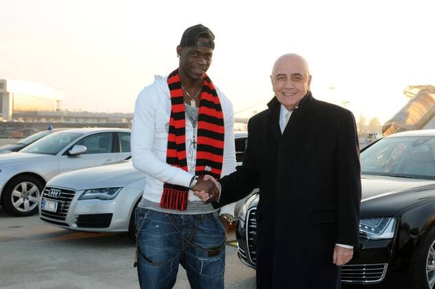 MARIO BALOTELLI E ADRIANO GALLIANI