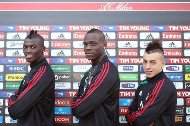 MBAYE NIANG, MARIO BALOTELLI, STEPHAN EL SHAARAWY