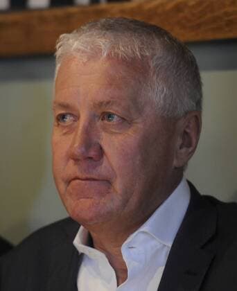 CEO of OPQS Patrick Lefevere is seen at a press conference to present a new continental cycling team Etixx-IHNED and introduce the management and partner team Omega Pharma-Quick-Step. Patrick Lefevere is seen in Prague, Czech Republic, January 31, 2013. (CTKxPhoto MichalxKrumphanzl) CTKPhotoP201301310409101  kru 2
