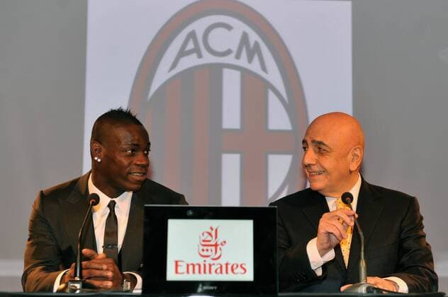 MARIO BALOTELLI E ADRIANO GALLIANI