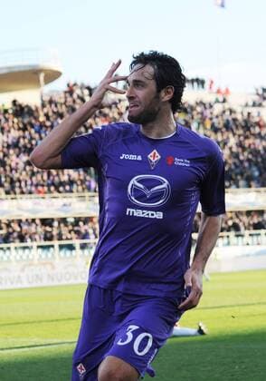 IPP20130203 Football - soccer: Serie A, AC Florenz - FC Parma, Luca Toni jubelt - xHOCHxZWEIx xItalyxPhotoxPressx 