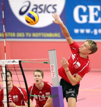 Tübingen Volleyball TV Rottenburg vs. VfB Friedrichshafen, Dirk Mehlberg (Rottenburg)
