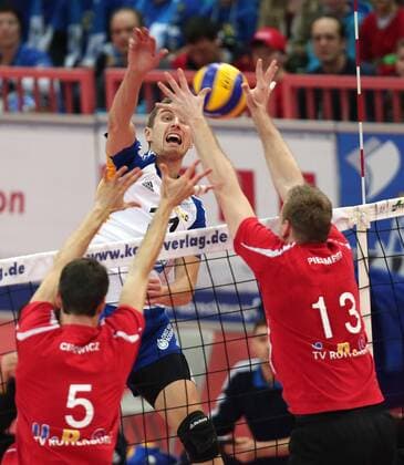 Tübingen Volleyball TV Rottenburg vs. VfB Friedrichshafen, Sebastian Krause (Friedrichshafen)