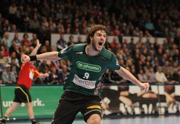 Mait PATRAIL (TSV) HSV Handball - TSV Hannover-Burgdorf Viertelfinale DHB-Pokal in der Sporthalle Hamburg, 04.02.13, DKB Handball Bundesliga Saison 2012 13