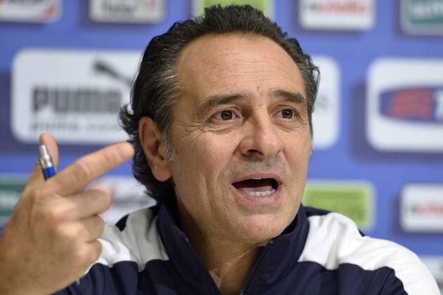 Cesare Prandelli.05 02 2013 Coverciano. Pressekonferenz Fussball-Nationammannschaft Italien. . alfredoxfalcone