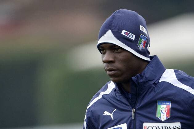 Mario Balotelli.05 02 2013 Coverciano. Training Fussball-Nationammannschaft Italien. . alfredoxfalcone