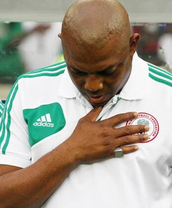 2013 Orange AFCON Semi Final: Mali v Nigeria DURBAN, SOUTH AFRICA - FEBRUARY 06, Stephen Keshi the 2013 Orange African Cup of Nations 1st Semi Final match between Mali and Nigeria at Moses Mabhida Stadium on February 06, 2013 in Durban, South Africa Gallo1022685