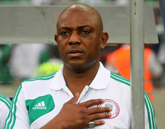 2013 Orange AFCON Semi Final: Mali v Nigeria DURBAN, SOUTH AFRICA - FEBRUARY 06, Stephen Keshi the 2013 Orange African Cup of Nations 1st Semi Final match between Mali and Nigeria at Moses Mabhida Stadium on February 06, 2013 in Durban, South Africa Gallo1022686
