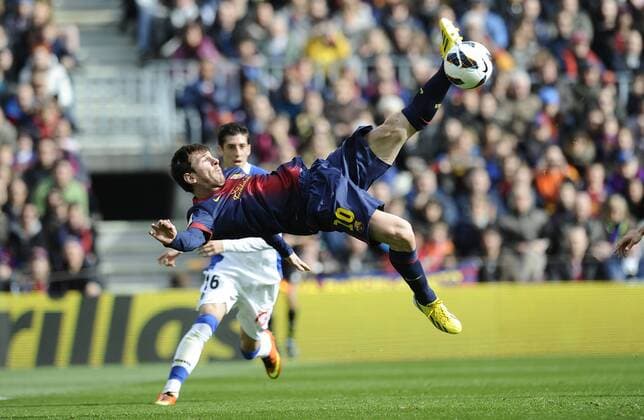 Lionel Messi ( Barcelona ) - Fussball - Barcelona, Spanien - Primera Division - FC Barcelona vs. FC Getafe - PacoLargo Panoramic 