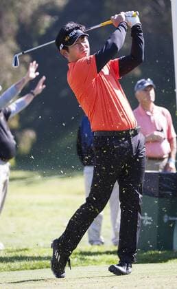 February 14, 2013: Y.E. Yang competes in the PGA Golf Herren Northern Trust Open held at Riviera Golf Course in Pacific Palisades, California. GOLF: FEB 14 PGA Golf Herren - Northern Trust Open - Round 01 Icon20217221 EDITORIAL USE ONLY