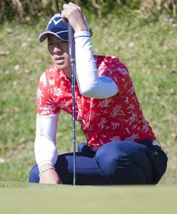 February 14, 2013: Ryo Ishikawa of Japan competes in the first round of the PGA Golf Herren Northern Trust Open held at Riviera Golf Course in Pacific Palisades, California. GOLF: FEB 14 PGA Golf Herren - Northern Trust Open - Round 01 Icon20217222 EDITORIAL USE ONLY