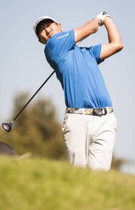 February 14, 2013: James Hahn competes in the PGA Golf Herren Northern Trust Open held at Riviera Golf Course in Pacific Palisades, California. GOLF: FEB 14 PGA Golf Herren - Northern Trust Open - Round 01 Icon20217224 EDITORIAL USE ONLY