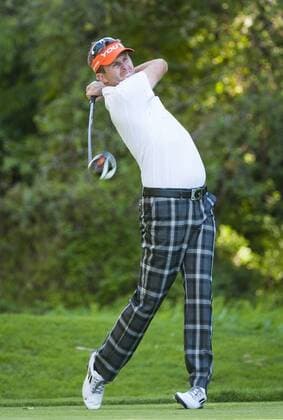 February 14, 2013: David Lynn competes in the PGA Golf Herren Northern Trust Open held at Riviera Golf Course in Pacific Palisades, California. GOLF: FEB 14 PGA Golf Herren - Northern Trust Open - Round 01 Icon20217231 EDITORIAL USE ONLY