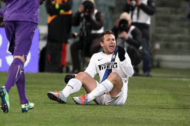 Antonio Cassano Inter Firenze 17 02 2013 Stadio Franchi Football Calcio Serie A 2012 13 Fiorentina v Inter PaoloxNucci