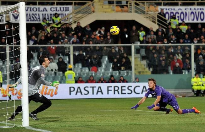 IPP20130217 Football - soccer: Serie A, AC Florenz (Fiorentina) - Inter Mailand, 1:0 Adem Ljajic xHOCHxZWEIx xItalyxPhotoxPressx 