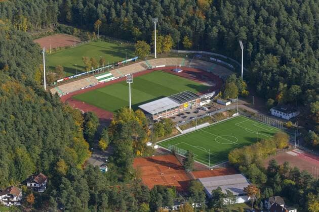 Fußball, Stadiongeschichte FC 08 Homburg Waldstadion, Homburg, Saarland, Saarland, Deutschland, Europa FC 08 Homburg !ACHTUNGxMINDESTHONORARx60xEURO!
