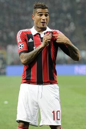 Milano 20 02 2013 - Champions League AC Milan - FC Barcelona -- Kevin Prince Boateng 