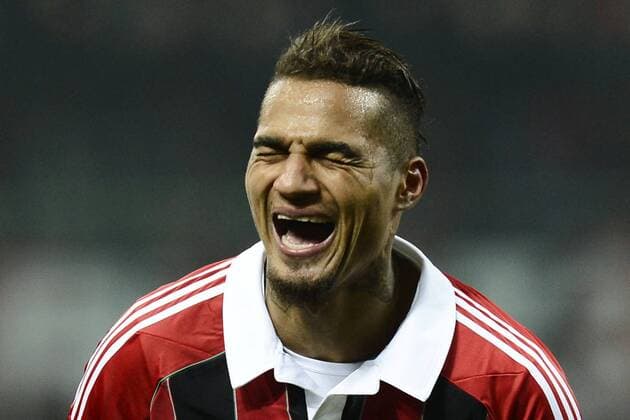 Milano 20 02 2013 - Champions League AC Milan - FC Barcelona -- Kevin Prince Boateng 