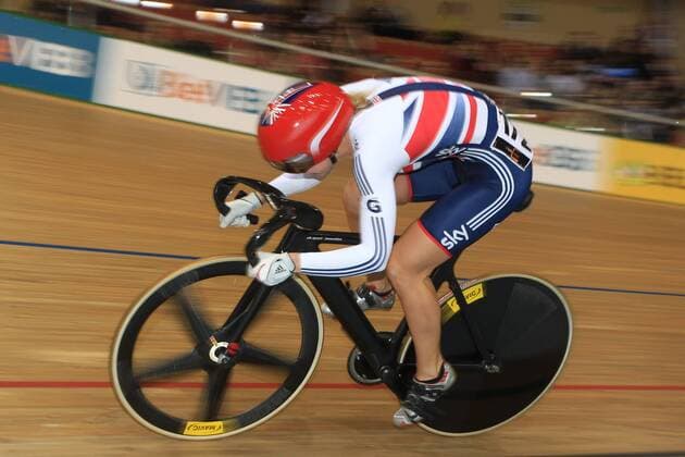 JAMES Rebecca Angharad (GBR) - Finale - Vitesse Femme CYCLISME SUR PISTE : Championnats du monde - Minsk - 23 02 2013 PatrickPichon Panoramic 